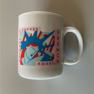 Vintage Starbucks French Coffee Roast Statue of Liberty Mug
